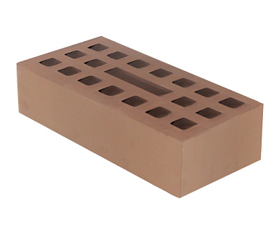 Картинка Кирпич - Облицовочный кирпич Облицовочный Одинарный : М-125 размером 120x250x65. Цвет коричневый, производство Новокубанский ЗКСМ 