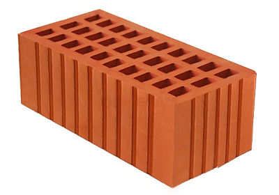 Картинка Кирпич - Строительный кирпич Строительный  пустотелый : М-150 размером 120x250x88. Цвет , производство Воротынский кирпичный завод 