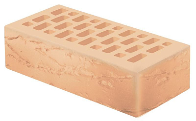 Картинка Кирпич - Облицовочный кирпич Облицовочный Одинарный : М-175 размером 120x250x65. Цвет желтый, производство Голицынский кирпичный завод 