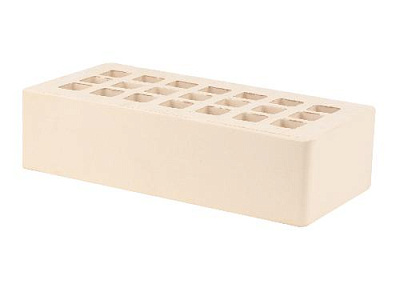 Картинка Кирпич - Облицовочный кирпич Облицовочный Одинарный : М-200 размером 120x250x65. Цвет желтый, производство Железногорский кирпичный завод 