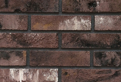 Картинка Кирпич - Ручная формовка Облицовочный Ручной формовки RB 04  : М-400 размером 120x250x65. Цвет бордовый, производство Real&nbspBrick 