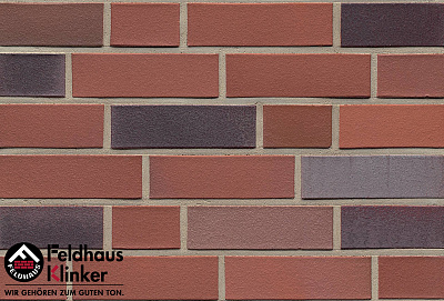 Картинка Кирпич - Импортный кирпич Кирпич лицевой&nbspK364NF90 : М-1000 размером 90x240x71. Цвет красный, производство Feldhaus Klinker 