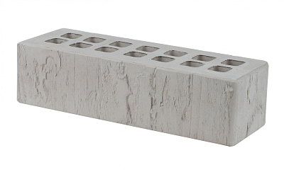 Картинка Кирпич - Облицовочный кирпич Облицовочный Евро : М-200 размером 85x250x65. Цвет серый, производство Железногорский кирпичный завод 