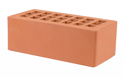 Картинка Кирпич - Облицовочный кирпич Облицовочный Полуторный : М-175 размером 120x250x88. Цвет красный, производство Железногорский кирпичный завод 