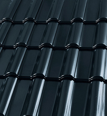 Керамическая черепица BARI schwarz-matt