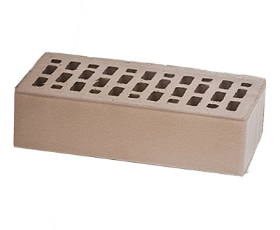 Картинка Кирпич - Облицовочный кирпич Облицовочный Одинарный : М-175 размером 120x250x65. Цвет серый, производство ЛСР 