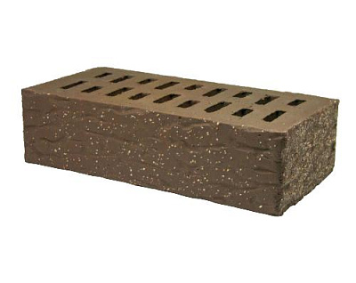 Картинка Кирпич - Облицовочный кирпич Облицовочный Одинарный : М-200 размером 120x250x65. Цвет коричневый, производство Терекс кирпичный завод 