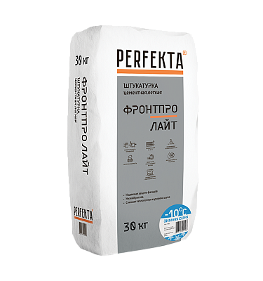 Штукатурка цементно-известковая ФронтПро Лайт Зима