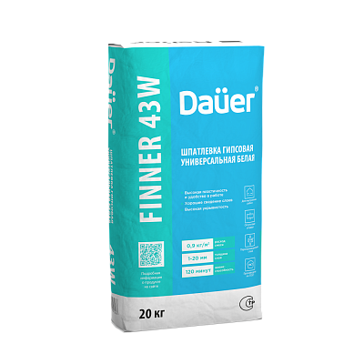 Dauer Finner® 43 W Шпатлевка гипсовая выравнивающая белая
