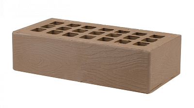 Картинка Кирпич - Облицовочный кирпич Облицовочный Одинарный : М-175 размером 120x250x65. Цвет коричневый, производство Железногорский кирпичный завод 