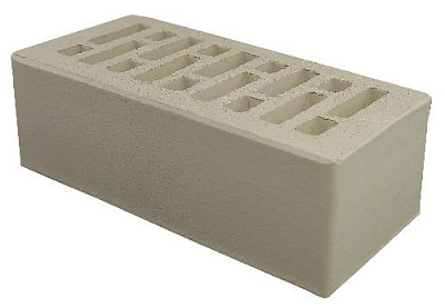 Картинка Кирпич - Облицовочный кирпич Облицовочный Полуторный : М-150 размером 120x250x88. Цвет серый, производство Строма кирпичный завод 