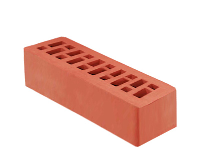 Картинка Кирпич - Облицовочный кирпич Облицовочный Евро 0,7 : М-125 размером 85x250x65. Цвет красный, производство Новокубанский ЗКСМ 