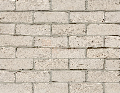 Картинка Кирпич - Ручная формовка Облицовочный Ручной формовки 1-00-00-0-00 : М-150 размером 120x210x65. Цвет белый, производство RECKE 