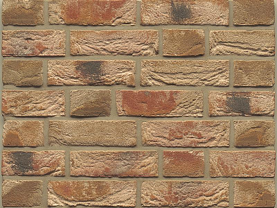 Картинка Кирпич - Импортный кирпич Кирпич облицовочный Nr. 10 Alt Rheinland : М-150 размером 100x210x65. Цвет коричневый, производство Muhr 