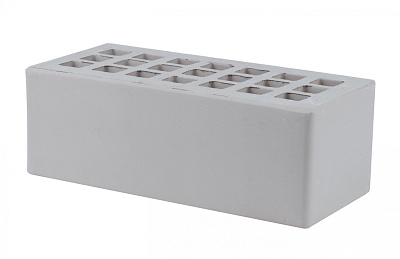 Картинка Кирпич - Облицовочный кирпич Облицовочный Полуторный : М-200 размером 120x250x88. Цвет серый, производство Железногорский кирпичный завод 