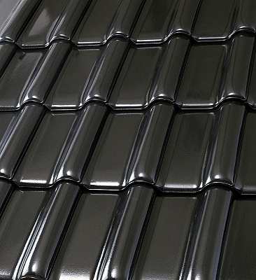 Керамическая черепица FLANDERN plus schwarz