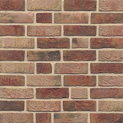 Картинка Кирпич - Импортный кирпич Кирпич облицовочный Borghees : М-150 размером 100x210x65. Цвет красный, производство Muhr 