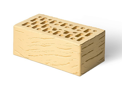 Картинка Кирпич - Облицовочный кирпич Облицовочный Полуторный : М-175 размером 120x250x88. Цвет желтый, производство Магма 