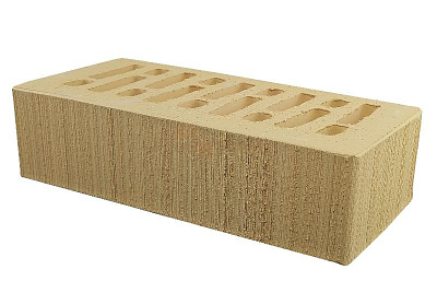 Картинка Кирпич - Облицовочный кирпич Облицовочный Одинарный : М-150 размером 120x250x65. Цвет желтый, производство Строма кирпичный завод 