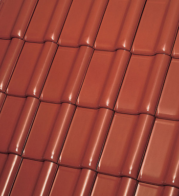 Керамическая черепица MONZA plus kastanienbraun