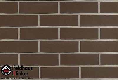 Картинка Кирпич - Импортный кирпич Кирпич лицевой&nbspK500NF90 : М-1000 размером 90x240x71. Цвет коричневый, производство Feldhaus Klinker 