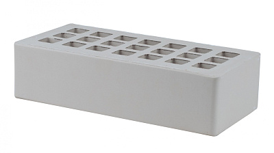 Картинка Кирпич - Облицовочный кирпич Облицовочный Одинарный : М-200 размером 120x250x65. Цвет серый, производство Железногорский кирпичный завод 