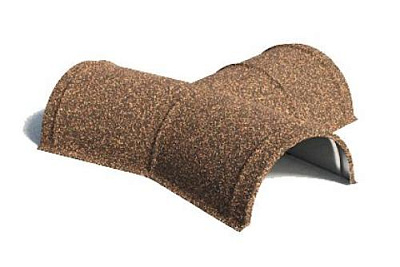 Конек полукруглый конечный Y-образный