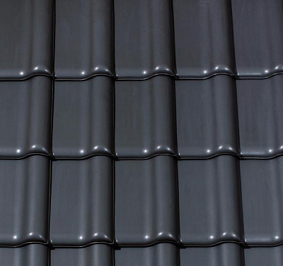 Керамическая черепица TITANIA NUANCE темно-серый