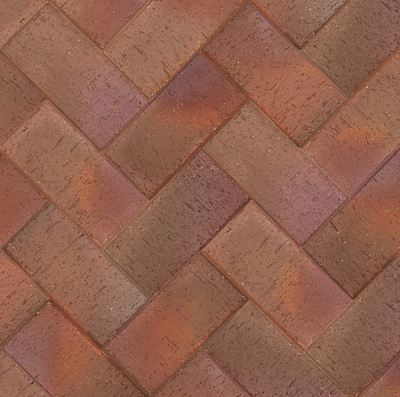 Тротуарный клинкер Милан бордо классик