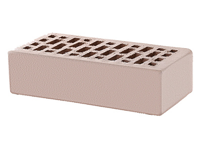 Картинка Кирпич - Облицовочный кирпич Облицовочный Одинарный  : М-175 размером 120x250x65. Цвет бежевый, производство КС Керамик 