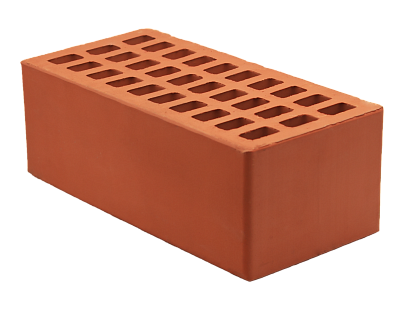 Картинка Кирпич - Строительный кирпич Строительный  пустотелый : М-150 размером 120x250x88. Цвет , производство Воротынский кирпичный завод 