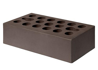 Картинка Кирпич - Облицовочный кирпич Облицовочный Одинарный : М-150 размером 120x250x65. Цвет коричневый, производство Керма кирпичный завод 