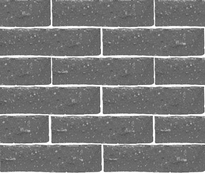 Картинка Кирпич - Гиперпрессованный кирпич Кирпич полнотелый фактурный тычковый : М-400 размером 115x245x65. Цвет серый, производство РуБелЭко 