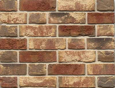 Картинка Кирпич - Импортный кирпич Кирпич облицовочный Nr. 35 Holstein Barock : М-150 размером 100x210x65. Цвет коричневый, производство Muhr 