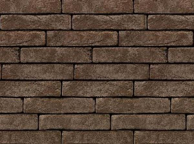 Картинка Кирпич - Ручная формовка Кирпич облицовочный Bruin-Zwart  : М-125 размером 102x215x65. Цвет коричневый, производство Terca 
