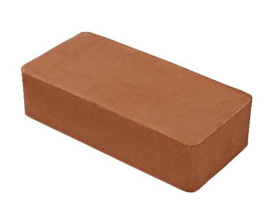 Картинка Кирпич - Печной кирпич Кирпич печной одинарный : М-200 размером 120x250x65. Цвет красный, производство Сталинградский кирпич КЗ 