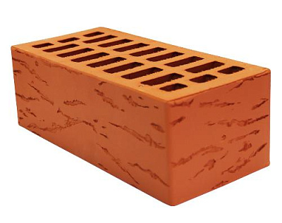 Картинка Кирпич - Облицовочный кирпич Облицовочный Полуторный : М-150 размером 120x250x88. Цвет красный, производство Белкерамика Кирпичный Завод 