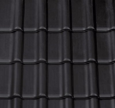 Керамическая черепица TITANIA NUANCE черный