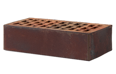 Картинка Кирпич - Облицовочный кирпич Облицовочный Одинарный : М-175 размером 120x250x65. Цвет бордовый, производство Славянский КЗ 