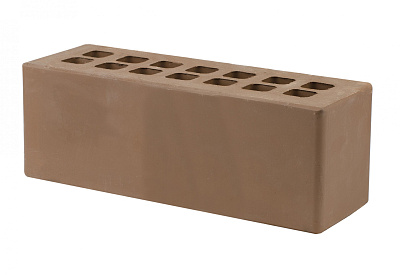 Картинка Кирпич - Облицовочный кирпич Облицовочный Евро 0,96 : М-175 размером 85x250x88. Цвет коричневый, производство Железногорский кирпичный завод 