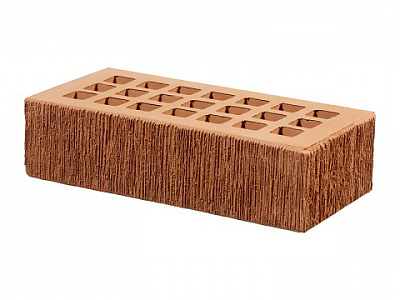 Картинка Кирпич - Облицовочный кирпич Облицовочный Одинарный : М-200 размером 120x250x65. Цвет коричневый, производство Железногорский кирпичный завод 