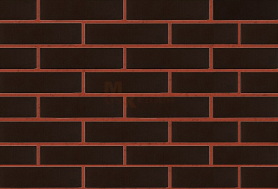 Картинка Кирпич - Клинкерный кирпич Кирпич клинкерный Рейкьявик : М-300 размером 85x250x65. Цвет черный, производство ЛСР 