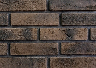 Картинка Кирпич - Ручная формовка Облицовочный Ручной формовки RB 02  : М-400 размером 120x250x65. Цвет коричневый, производство Real&nbspBrick 
